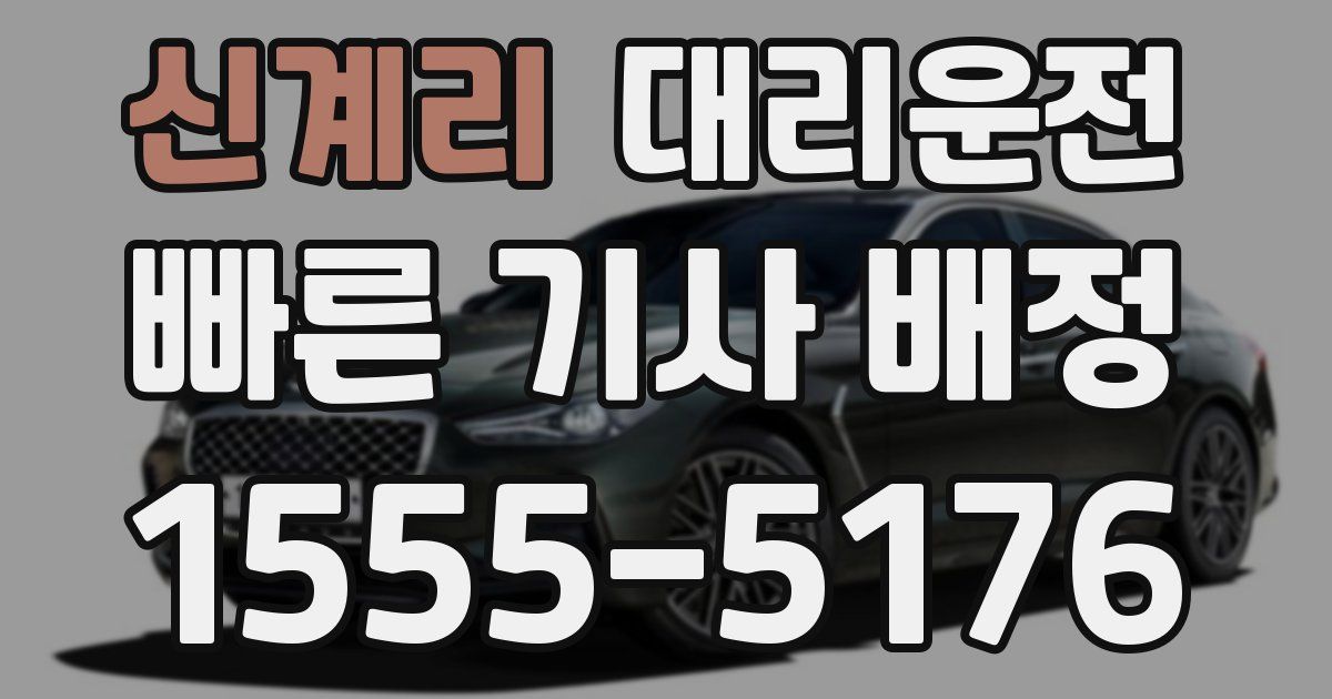 일일대리기사
