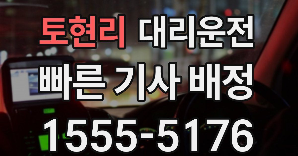 일일대리기사