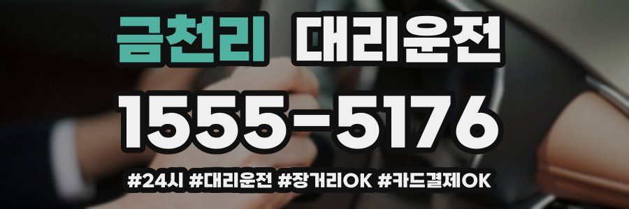 금천리 대리운전