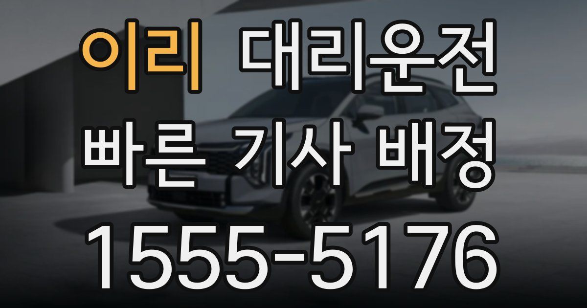 일일대리기사