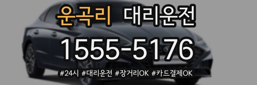 운곡리 대리운전