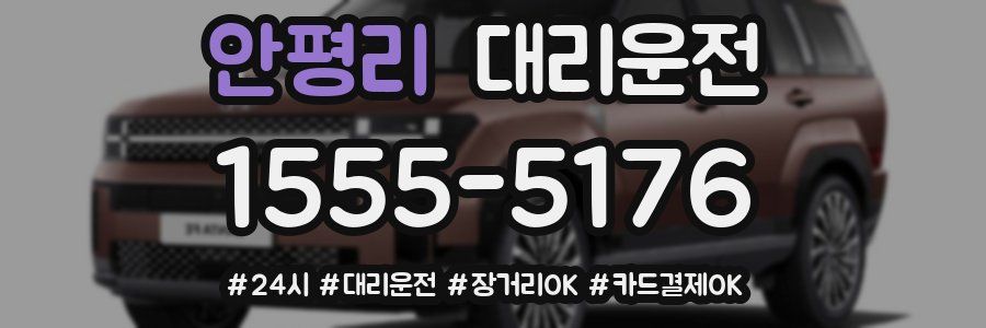 안평리 대리운전