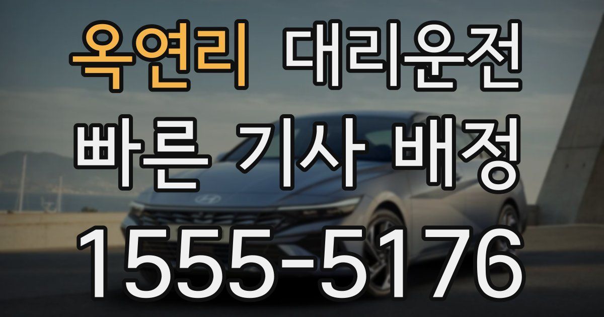 일일대리기사