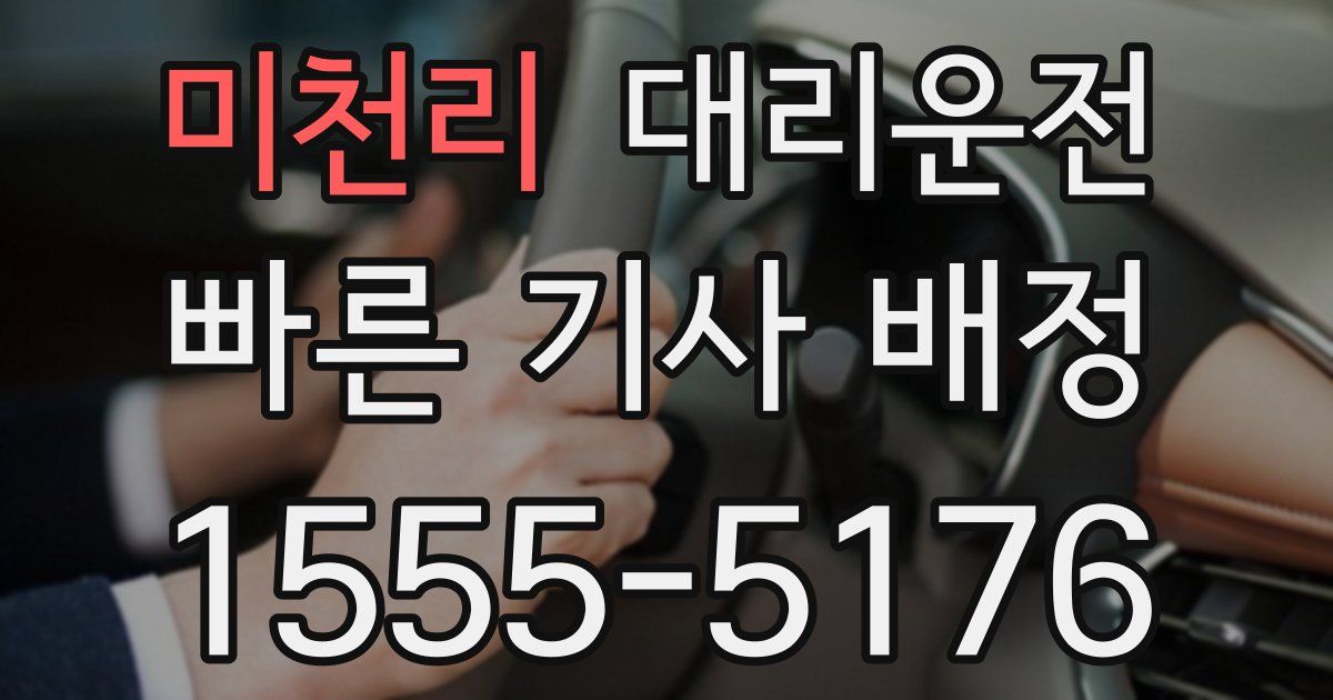 일일대리기사