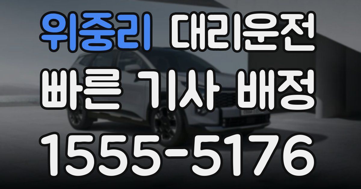 일일대리기사