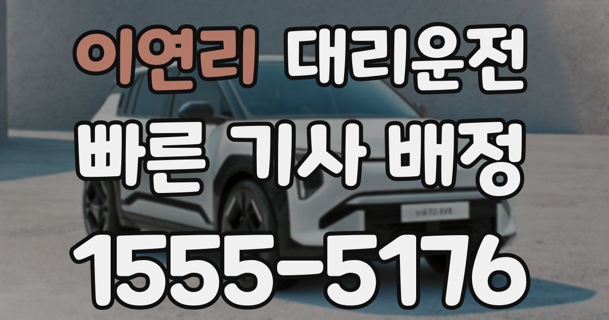 일일대리기사