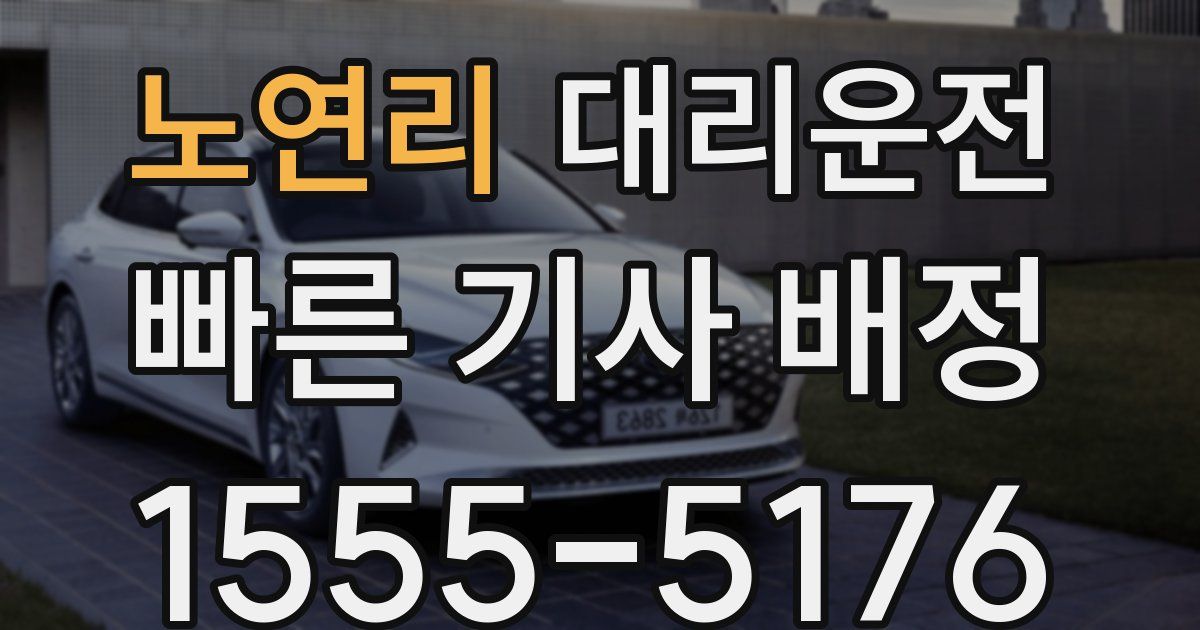 일일대리기사