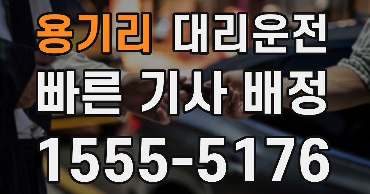 일일대리기사