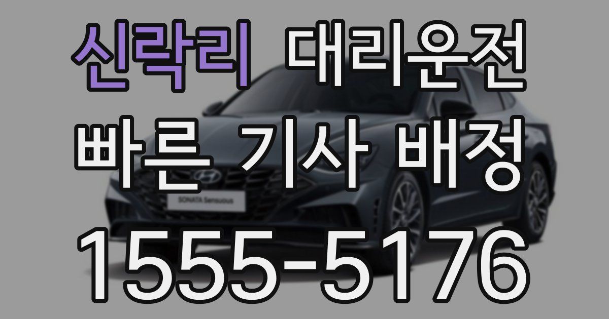 일일대리기사