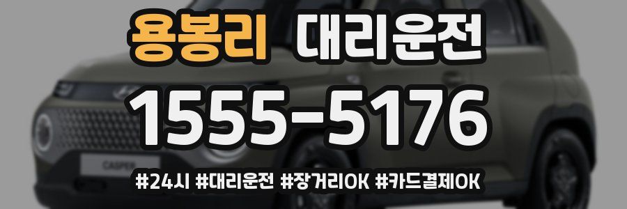 용봉리 대리운전