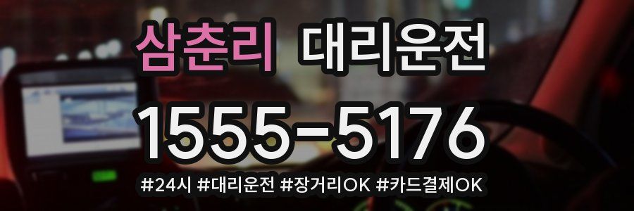 삼춘리 대리운전