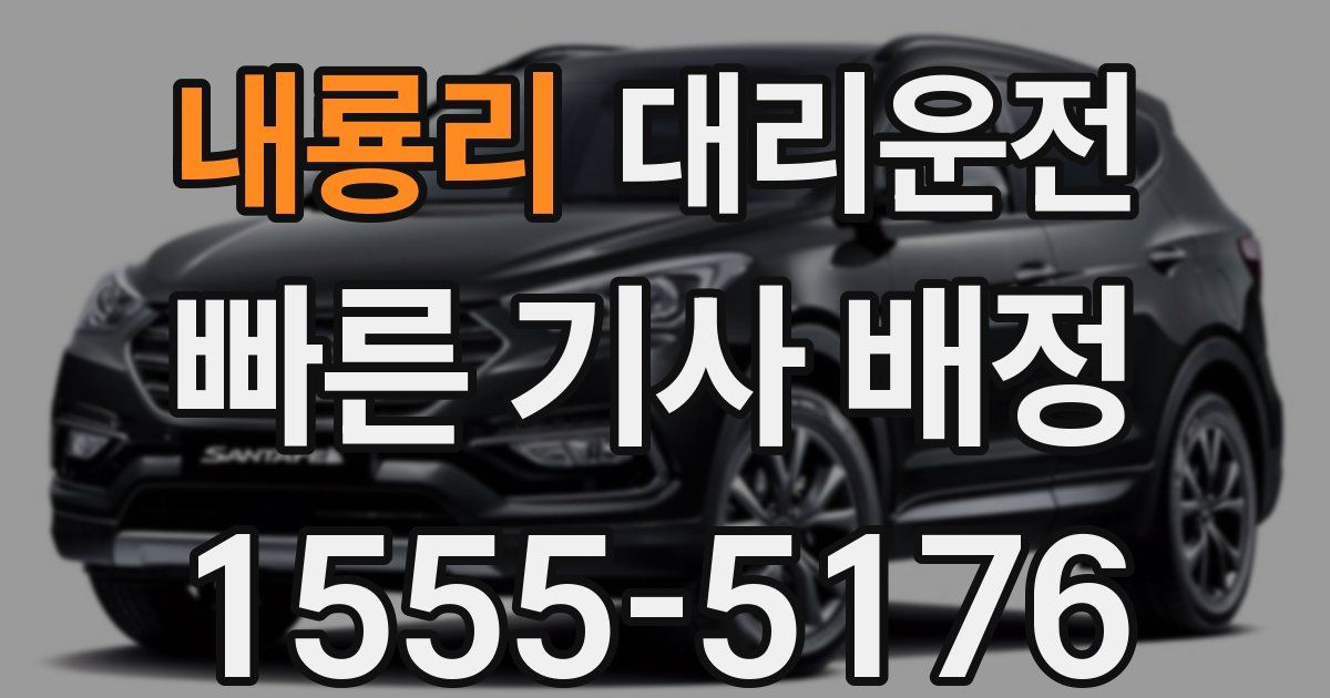 일일대리기사