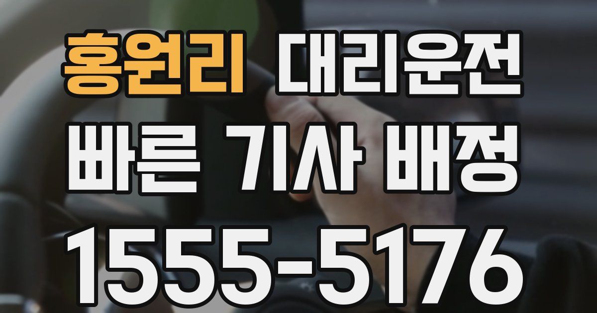 일일대리기사