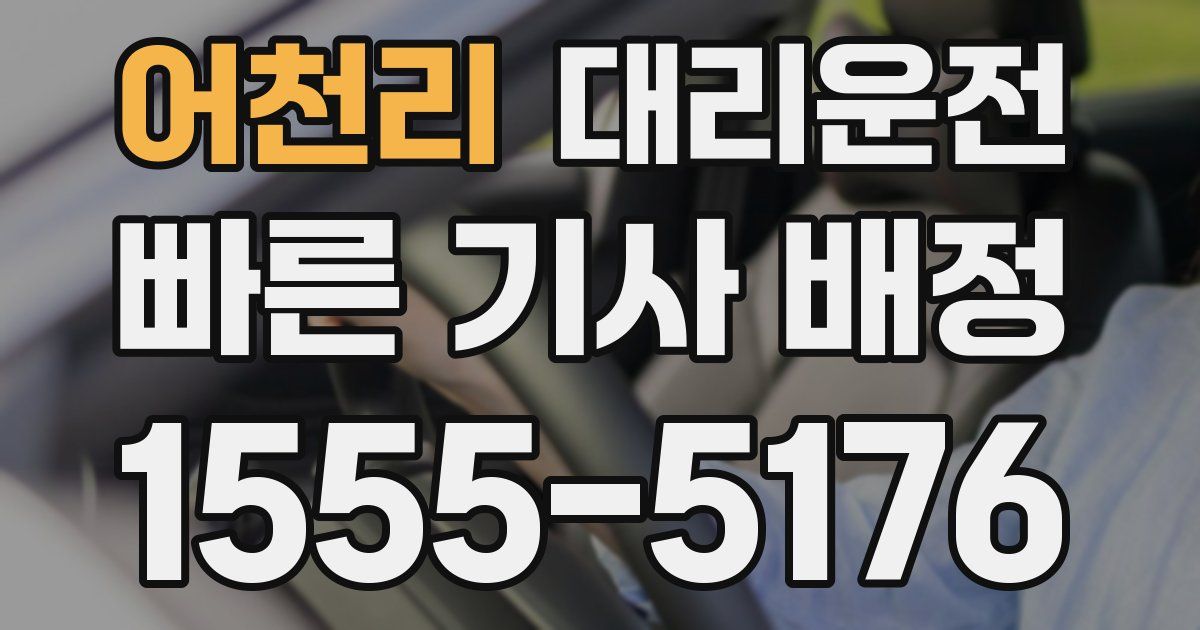 일일대리기사