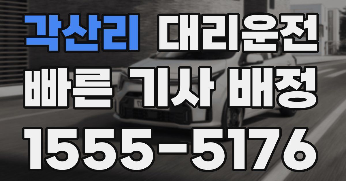 일일대리기사