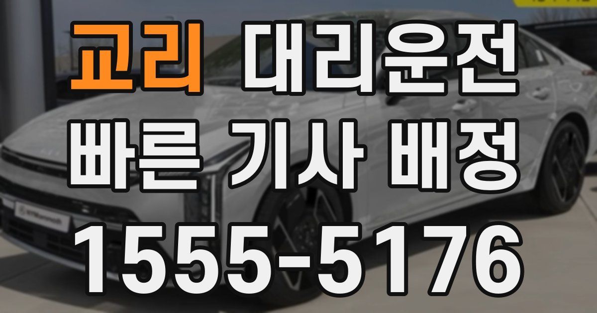일일대리기사