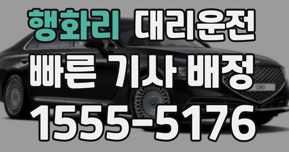 일일대리기사