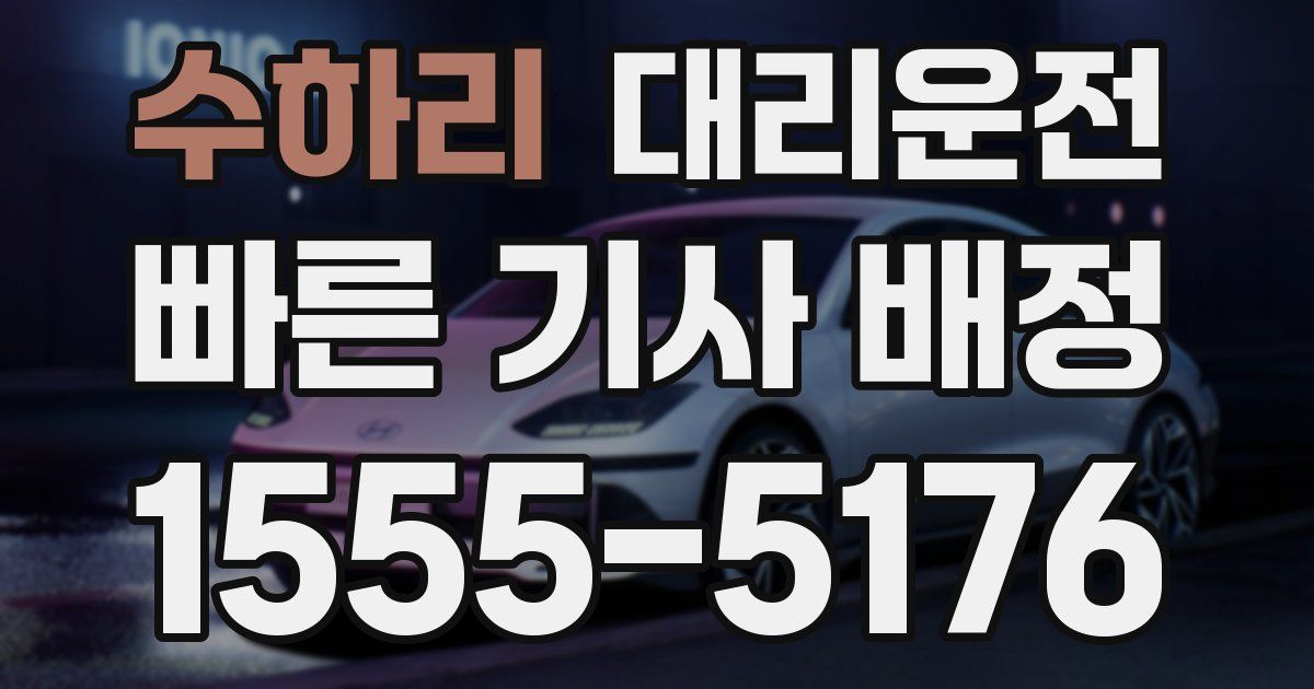 일일대리기사