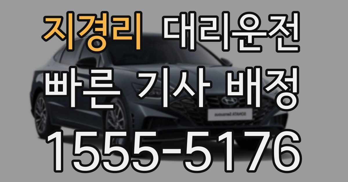 일일대리기사