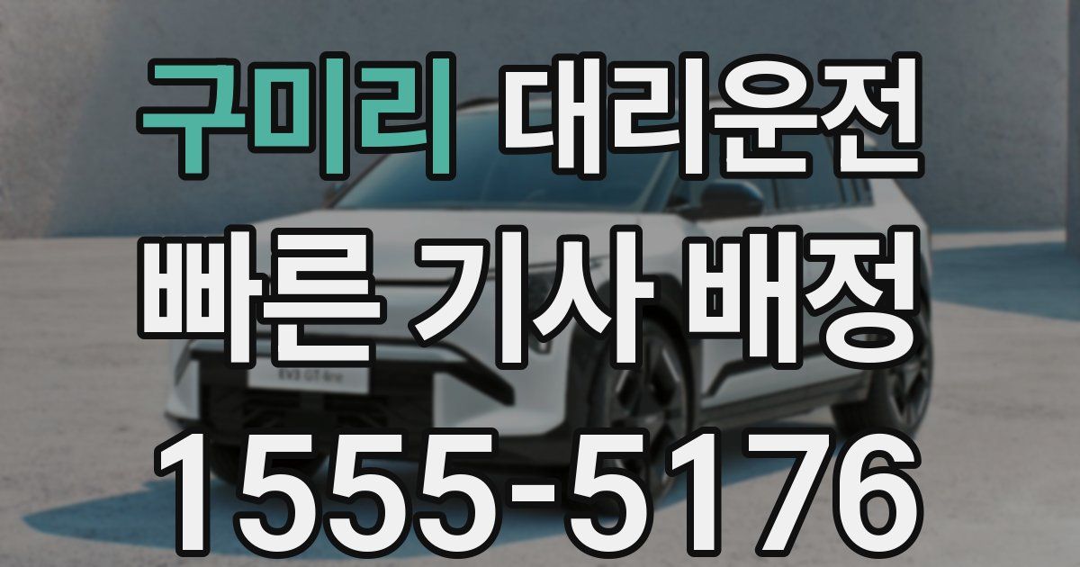 일일대리기사