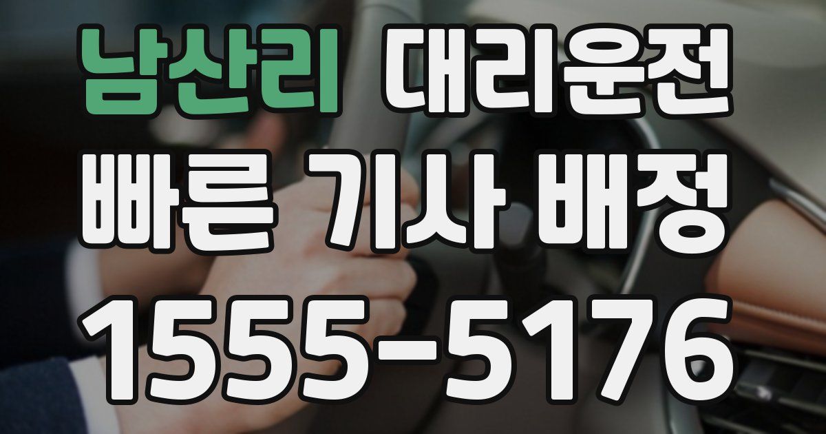 일일대리기사