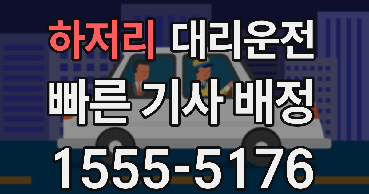 일일대리기사