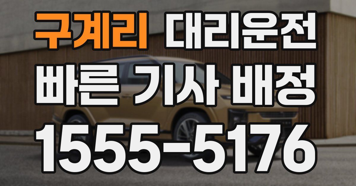일일대리기사
