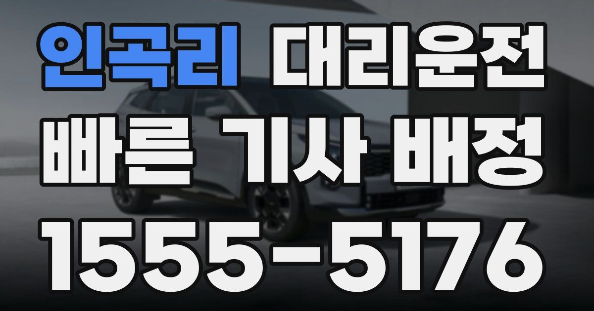 일일대리기사