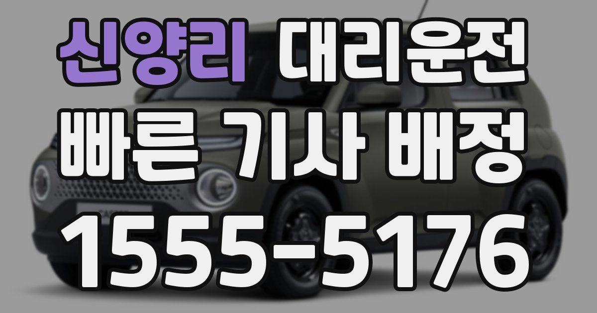 일일대리기사