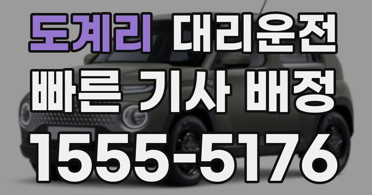 일일대리기사
