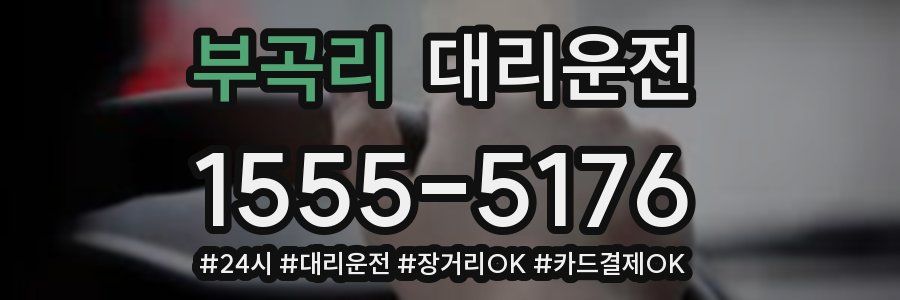 부곡리 대리운전