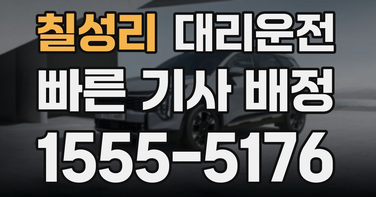 일일대리기사