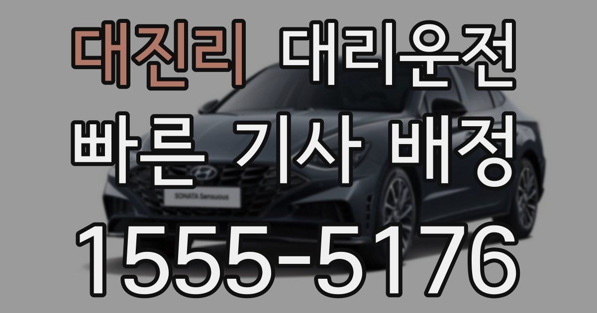 일일대리기사