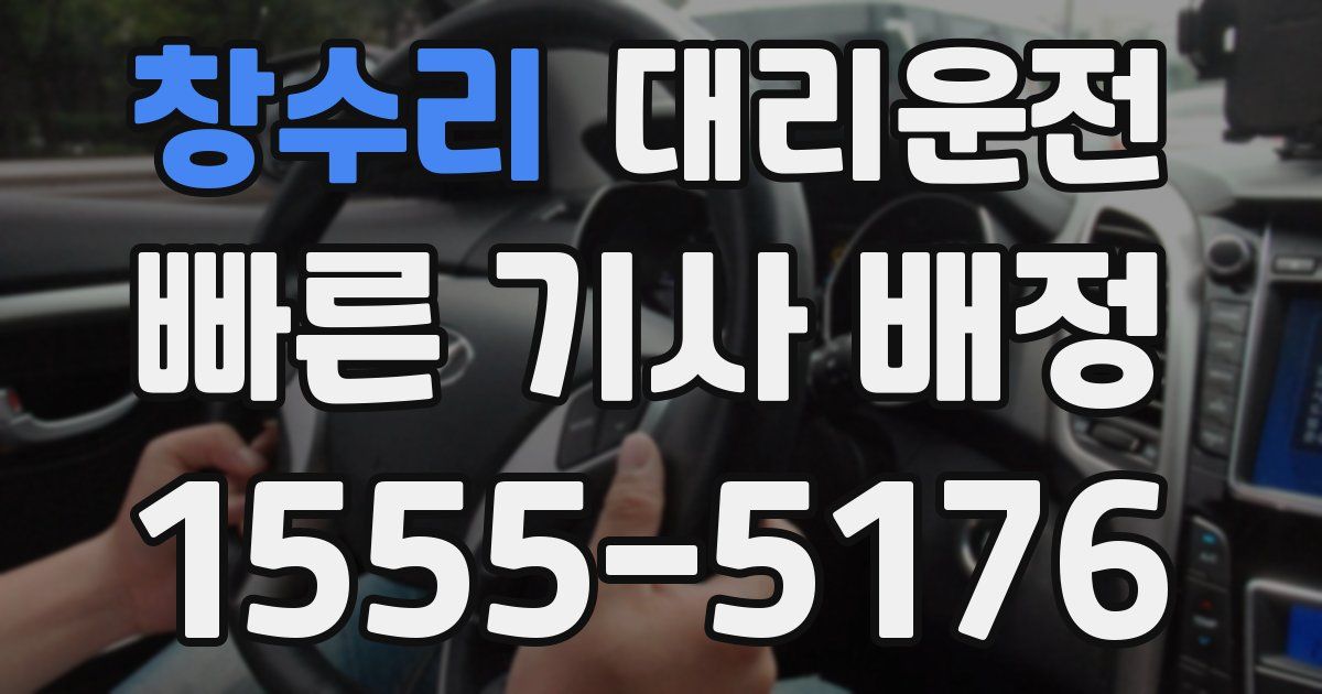 일일대리기사