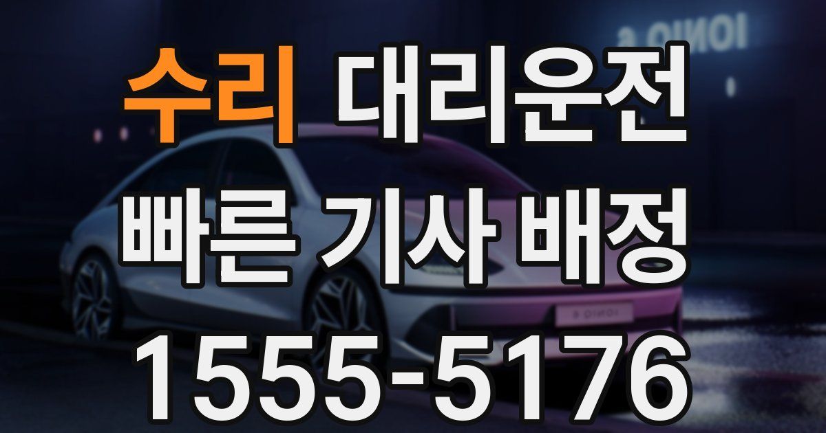 일일대리기사