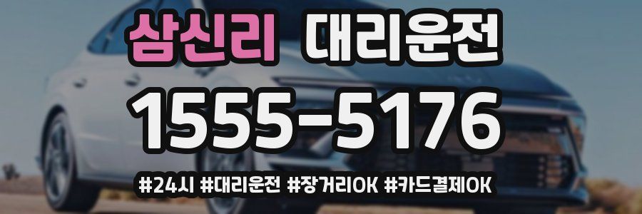 삼신리 대리운전