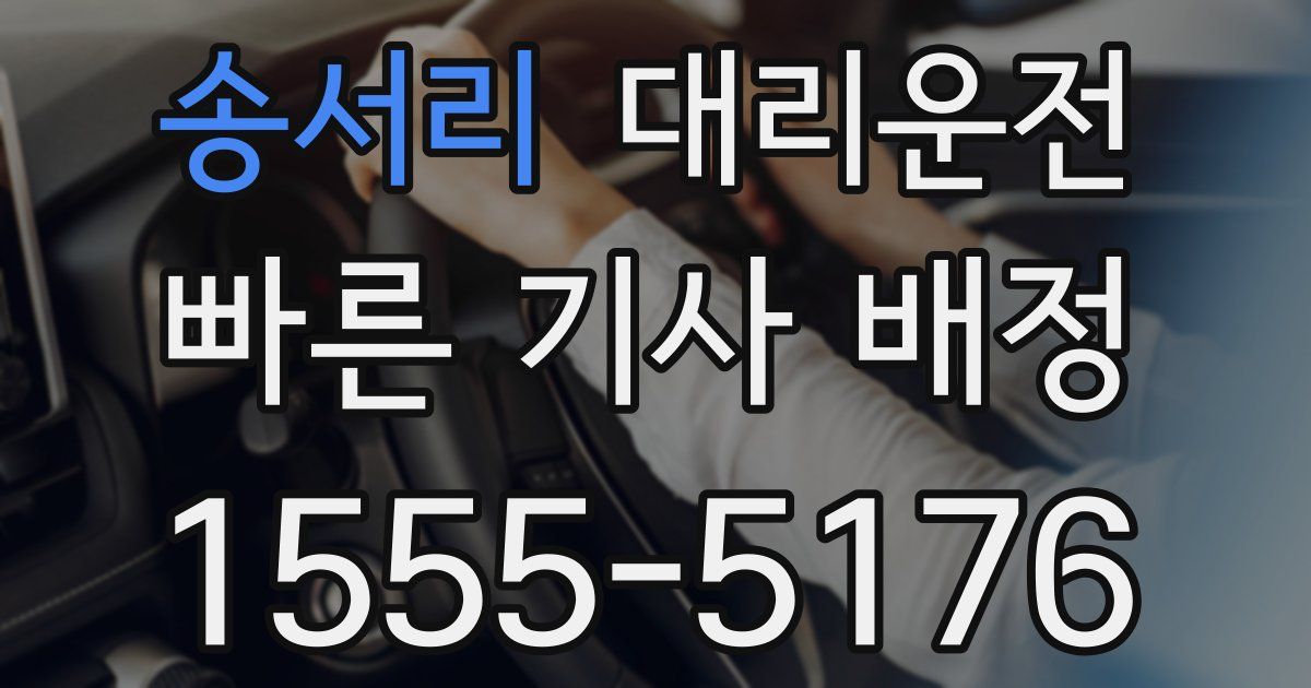 일일대리기사