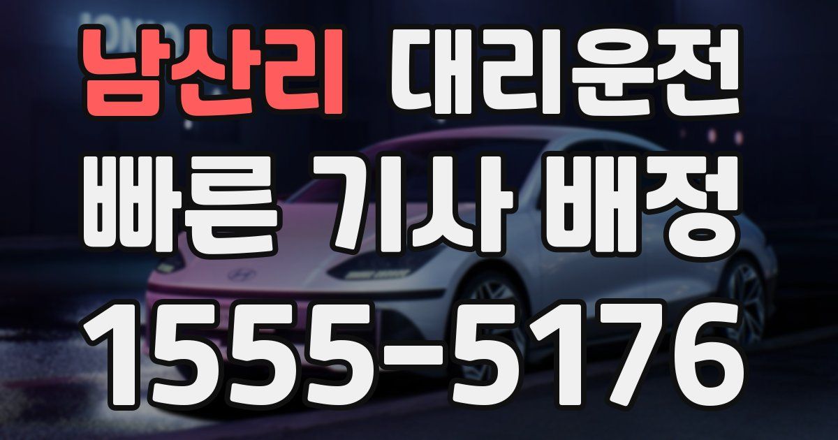 일일대리기사