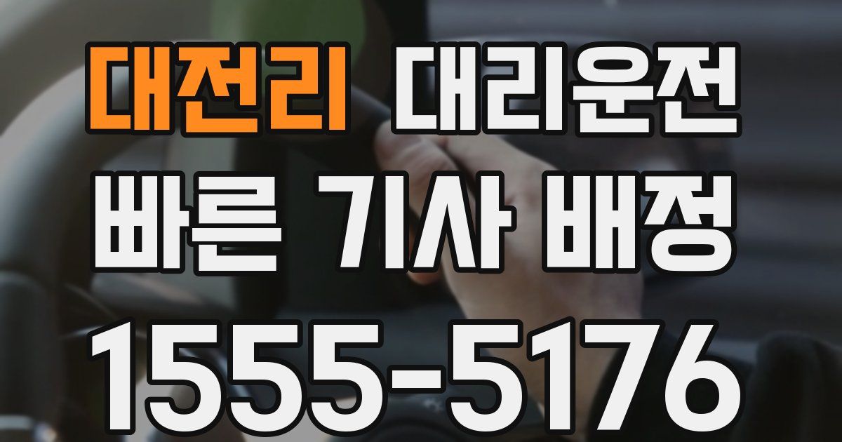 일일대리기사