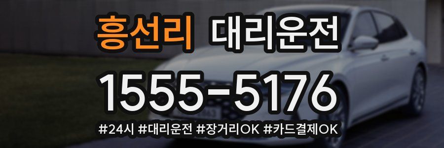 흥선리 대리운전