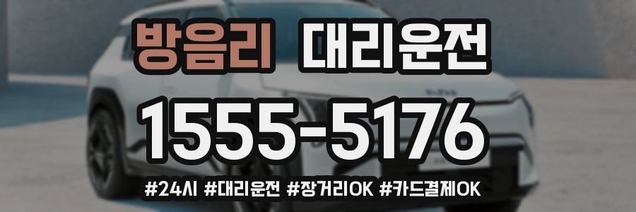 방음리 대리운전