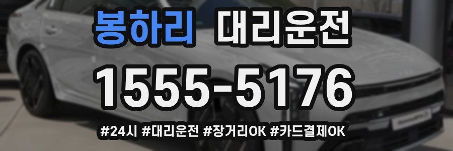 봉하리 대리운전