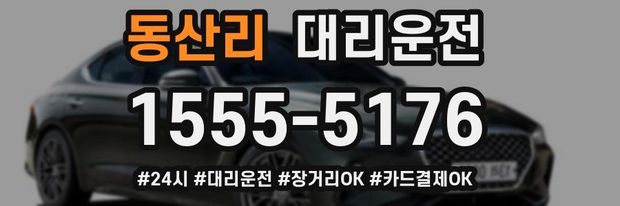동산리 대리운전