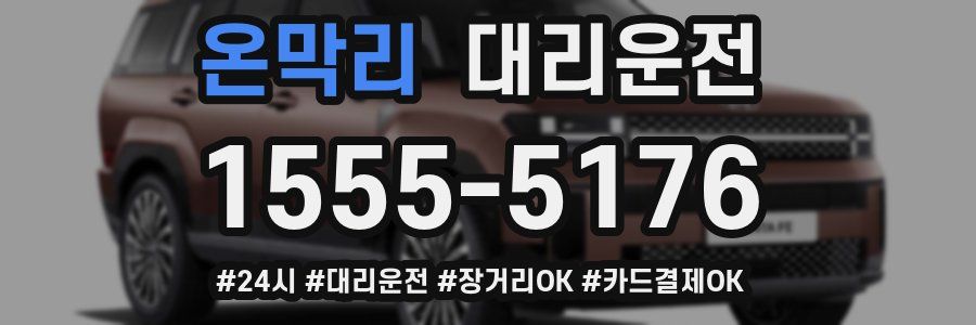 온막리 대리운전