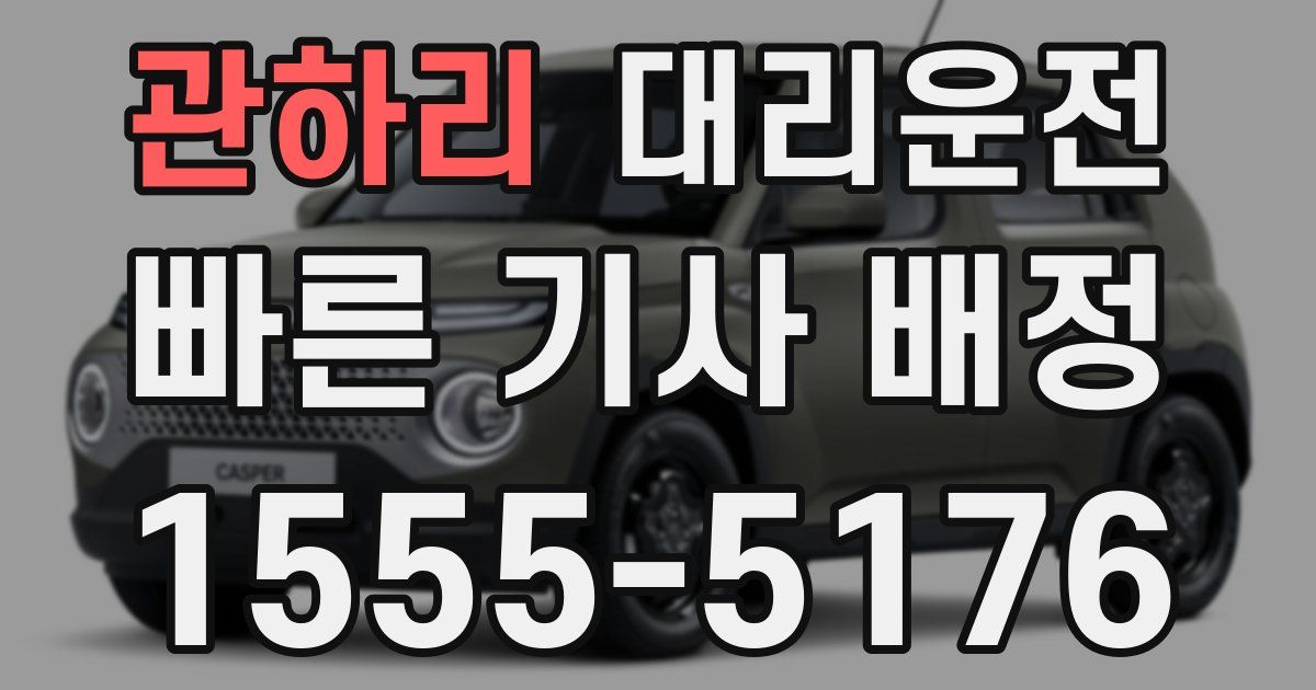 일일대리기사