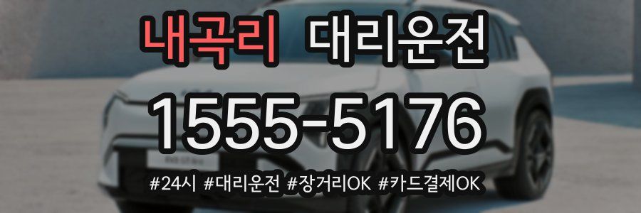내곡리 대리운전