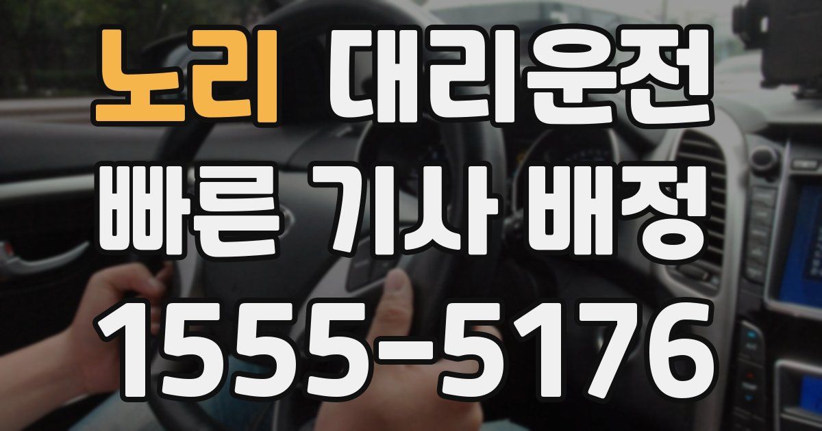 일일대리기사