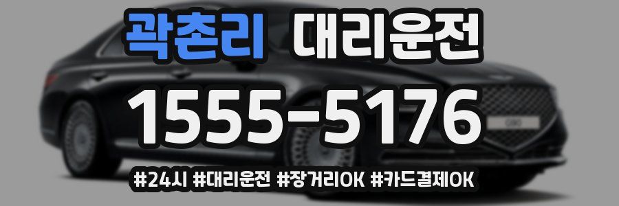 곽촌리 대리운전
