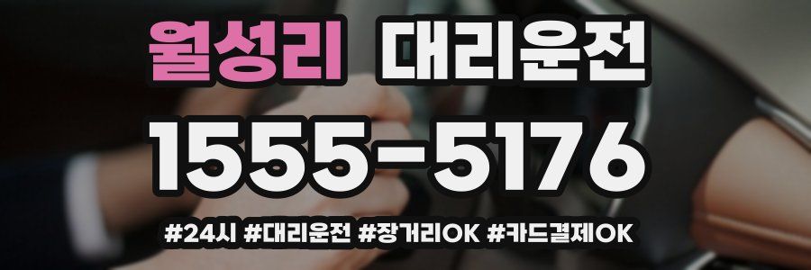 월성리 대리운전