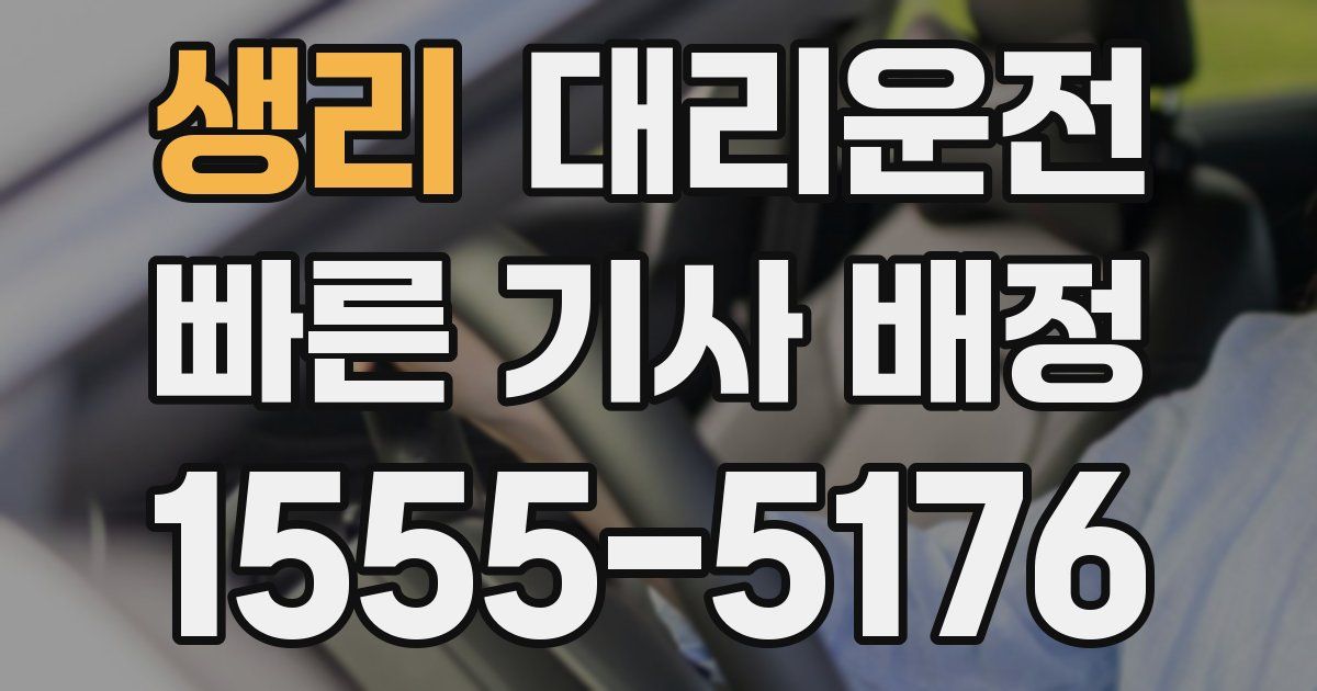 일일대리기사